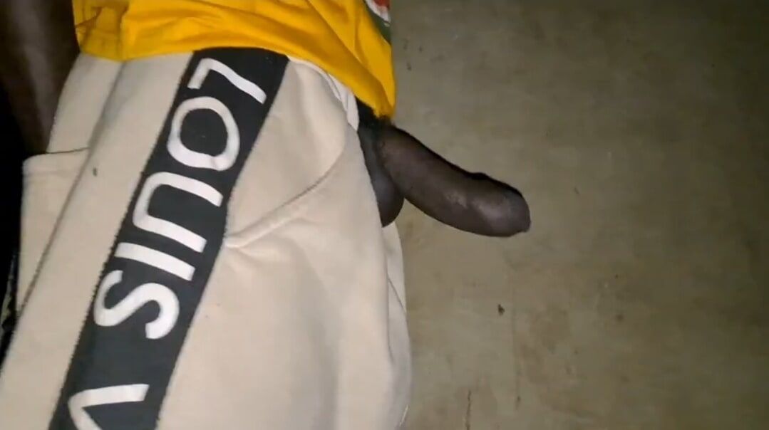 Hot guy's black cock #3