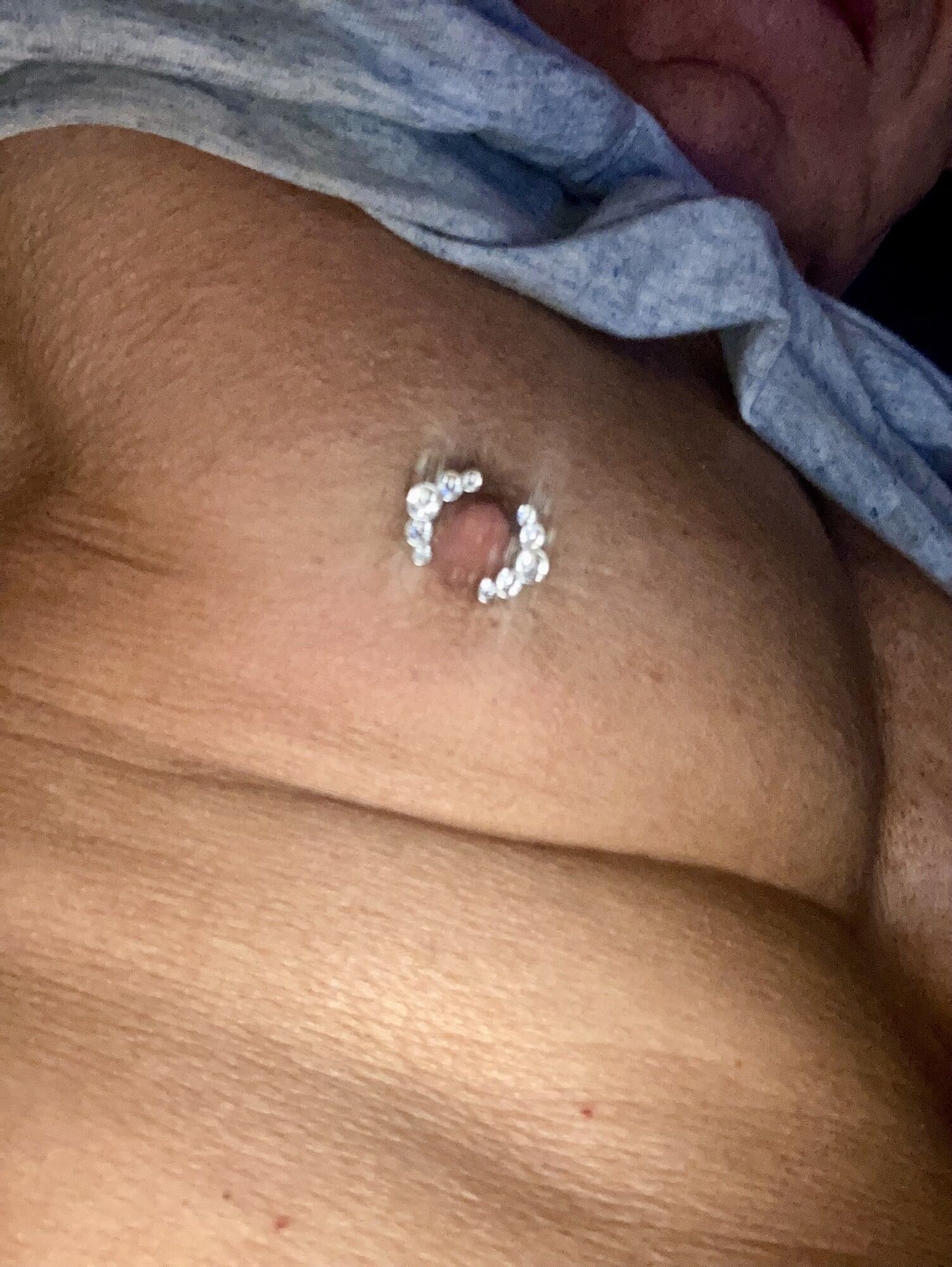 Sexy cissy panties and nipple piercings  #11