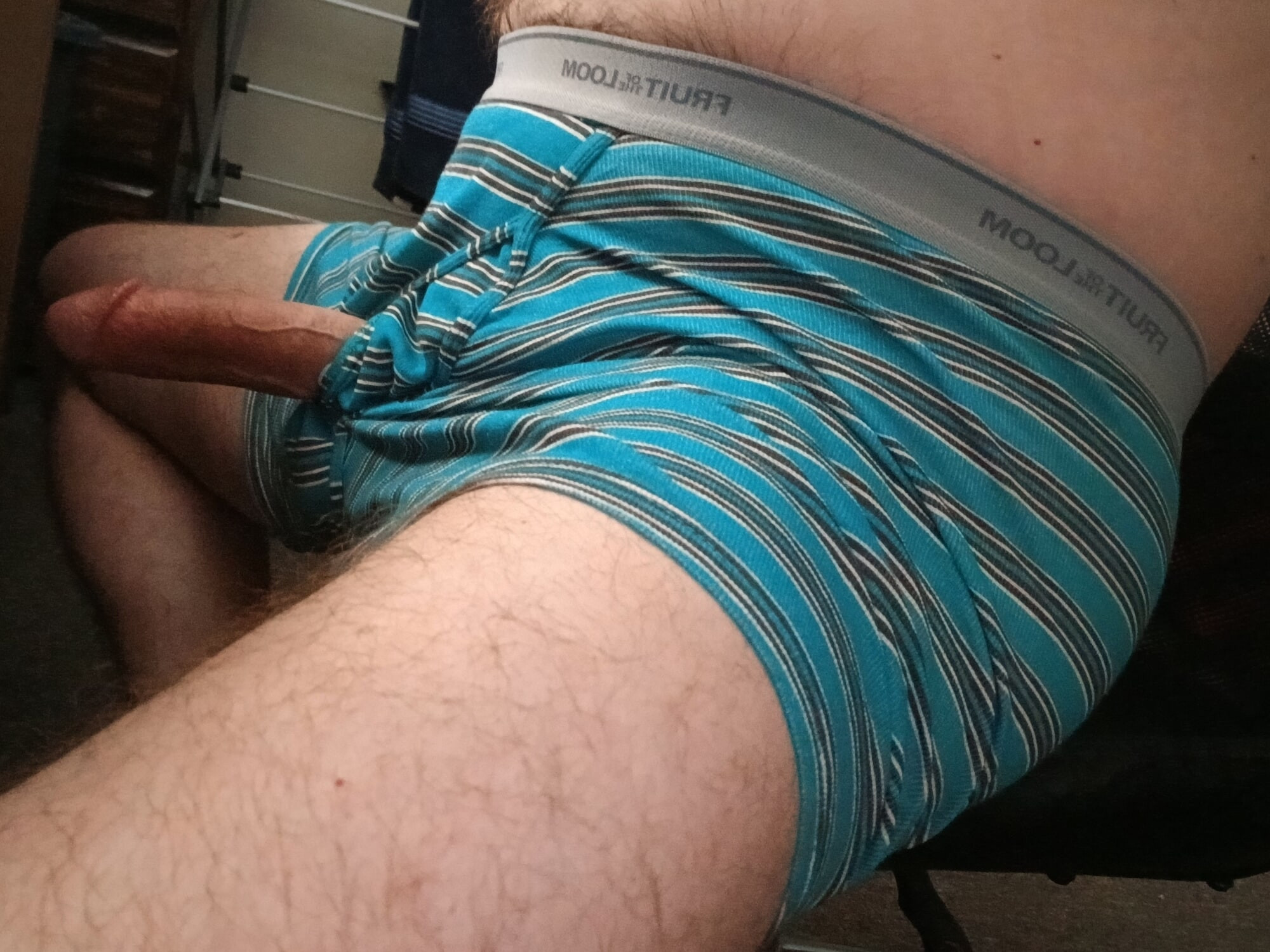 Striped teal FTL boxerbriefs  #4
