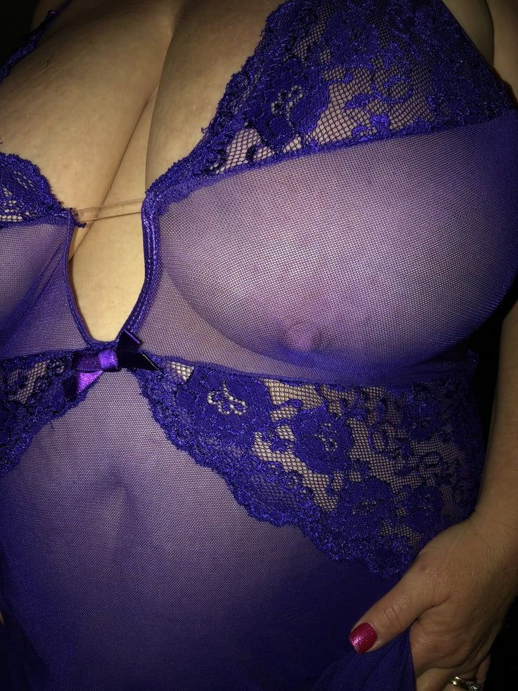Horny wife in purple #34