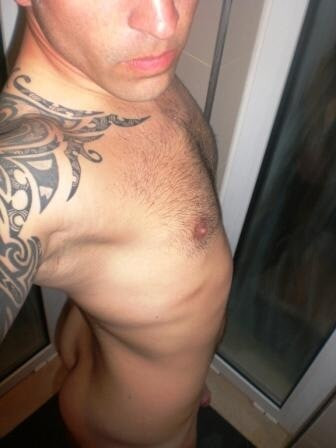 Wetsuit guy with hard uncut penis #2