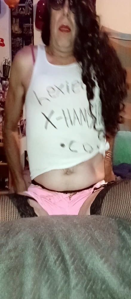 Lexiee in some cute little pink shorts #3