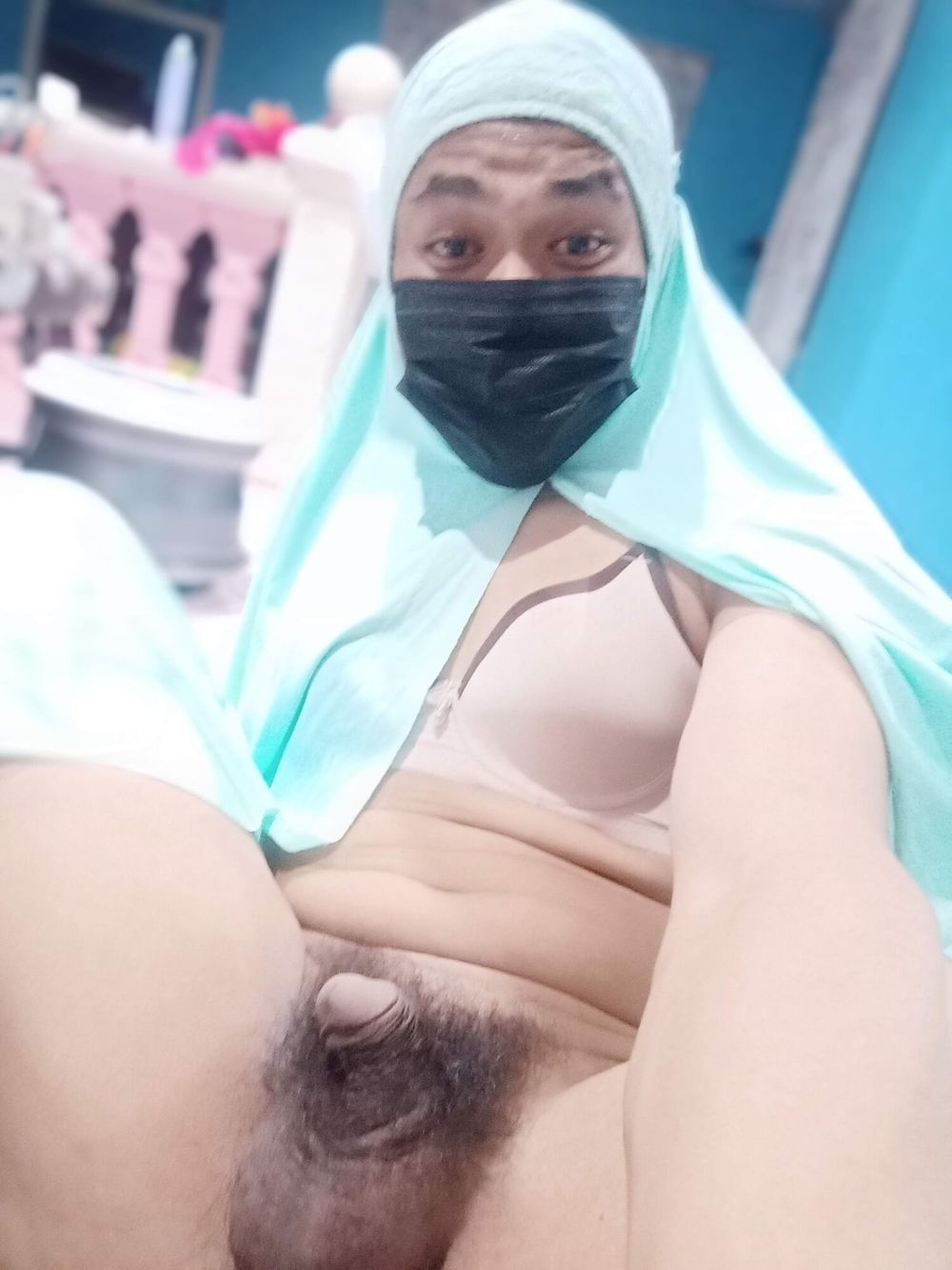 Telekung crossdresser  slave #11