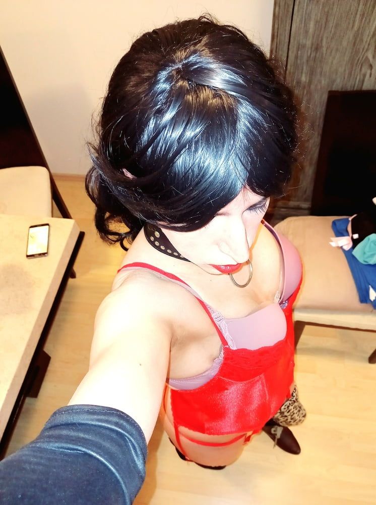 Red corset  #8