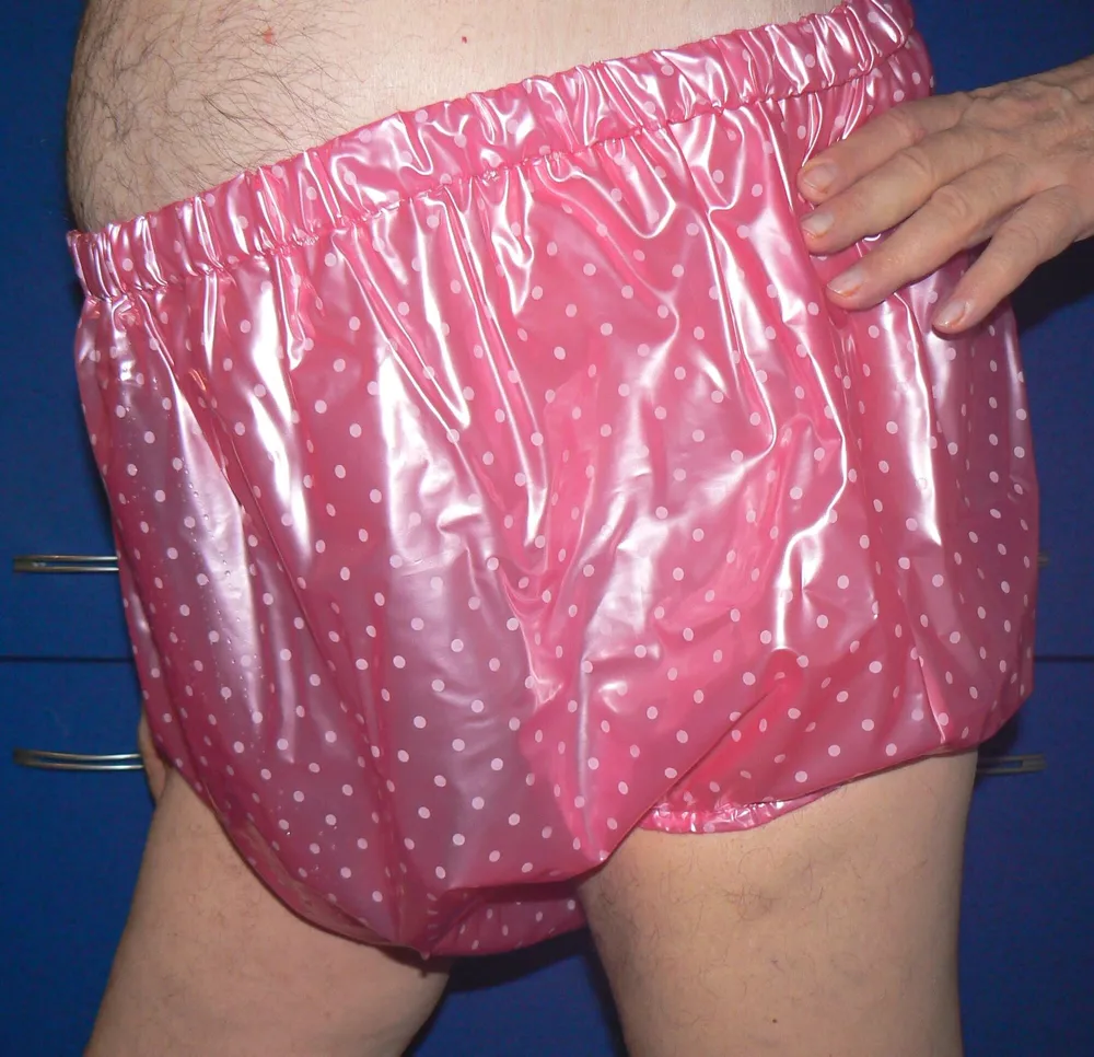 My little manhood in rubber panties #36