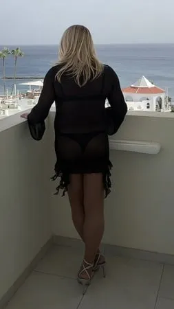 sexy crossdresser kellycd     in black dress and pantyhose         