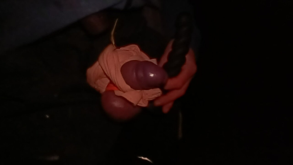 Anal dildo and home prostate exploration  #6