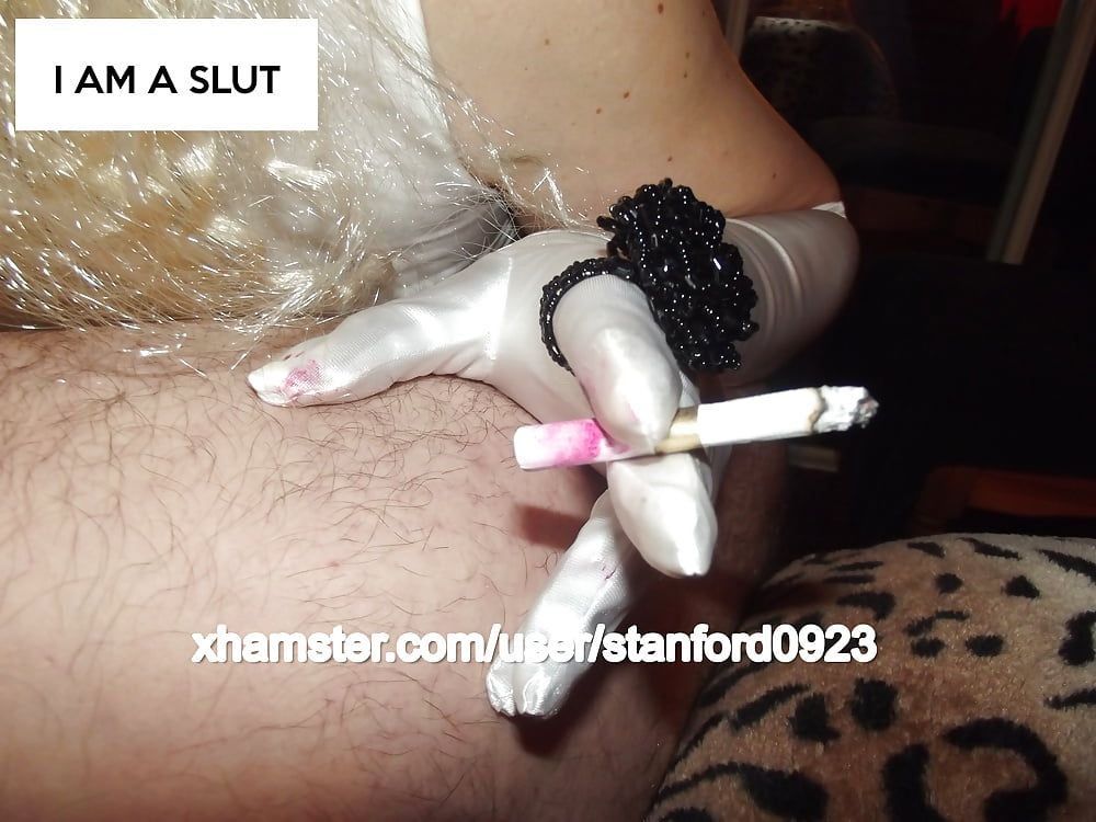 WHITE SLUT SMOKING #45