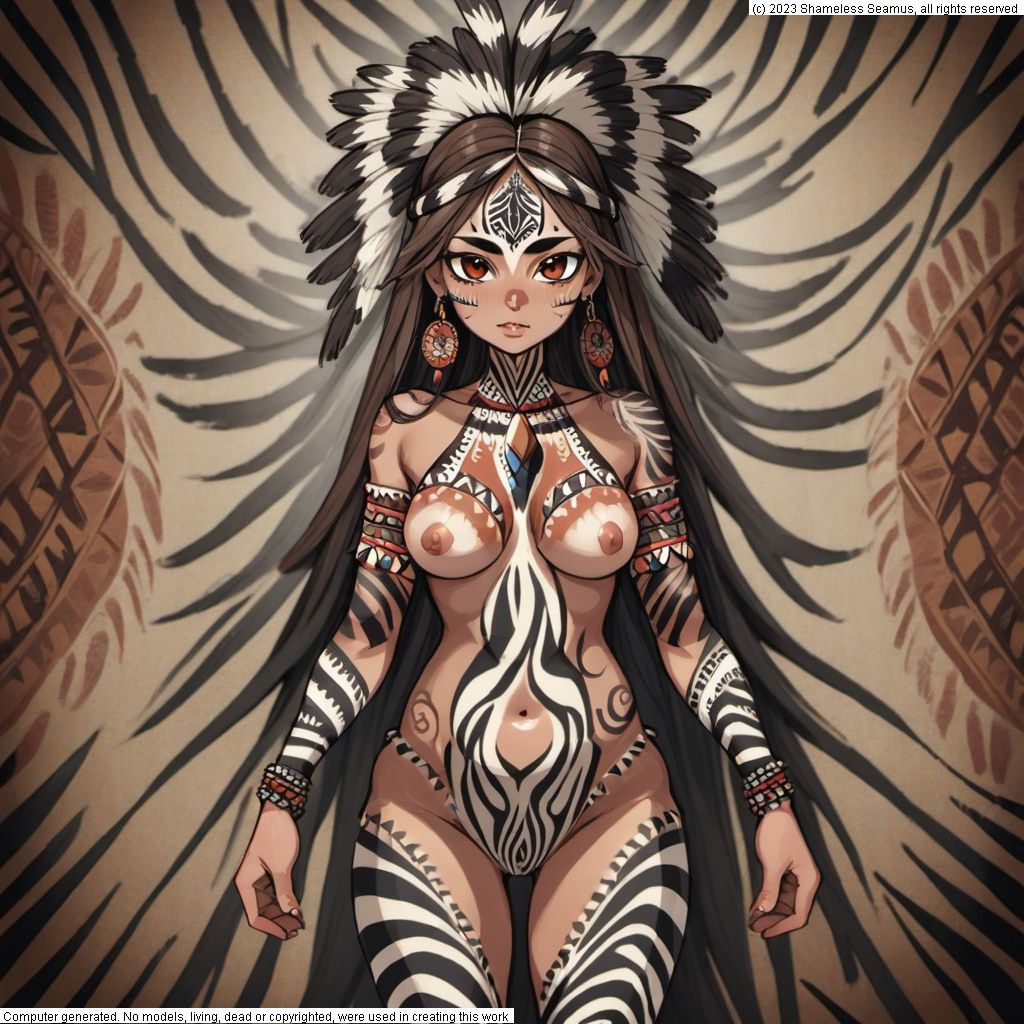 Zebra Girl #48