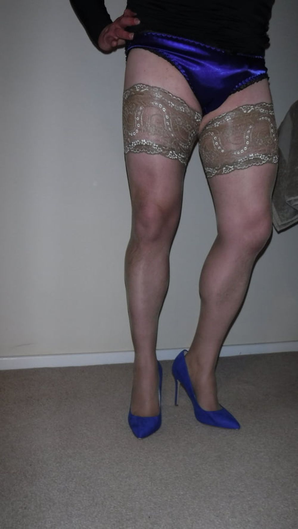 SISSY COCK,SHINY KNICKERS #4