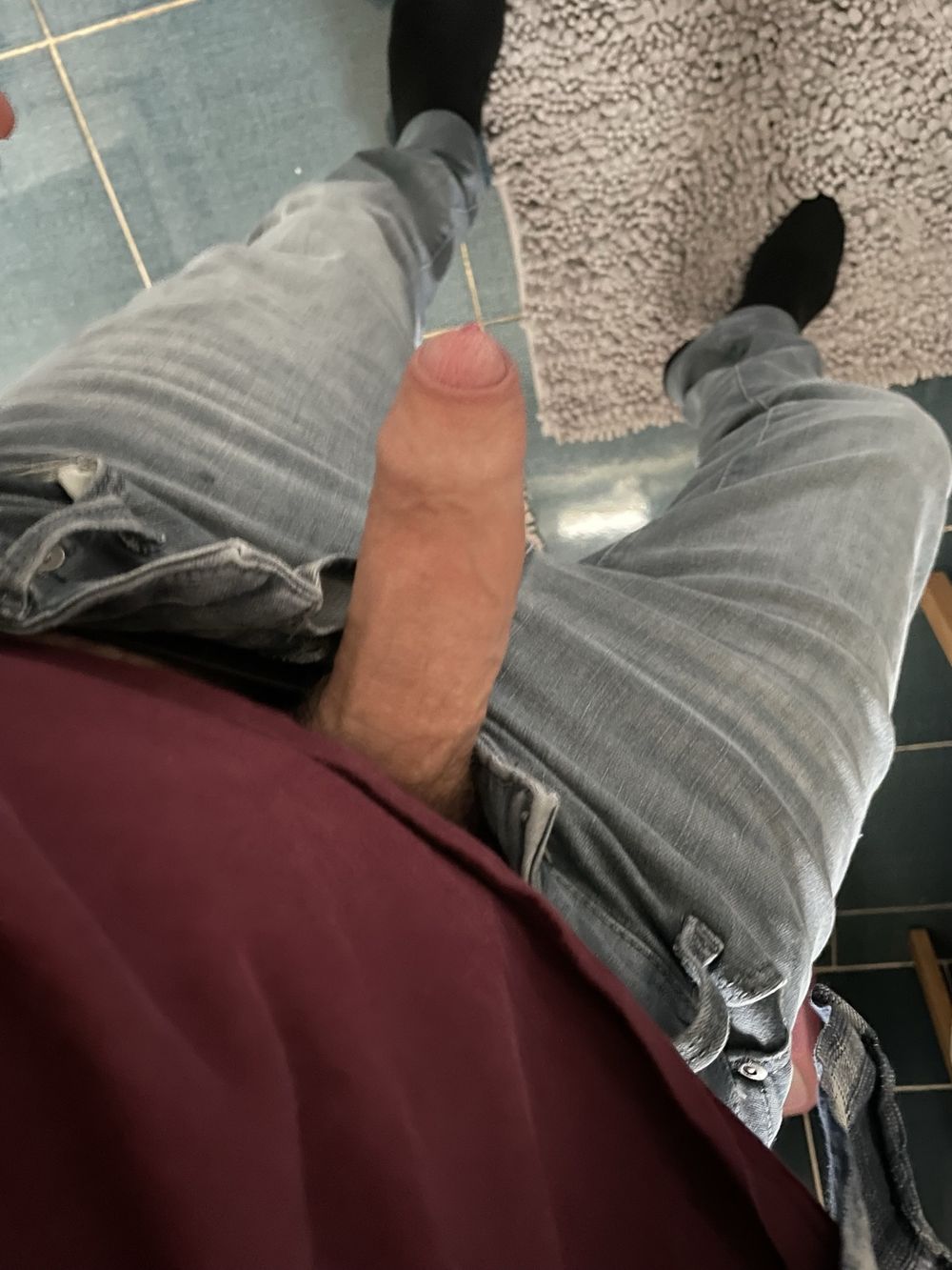 Big uncut european cock #8