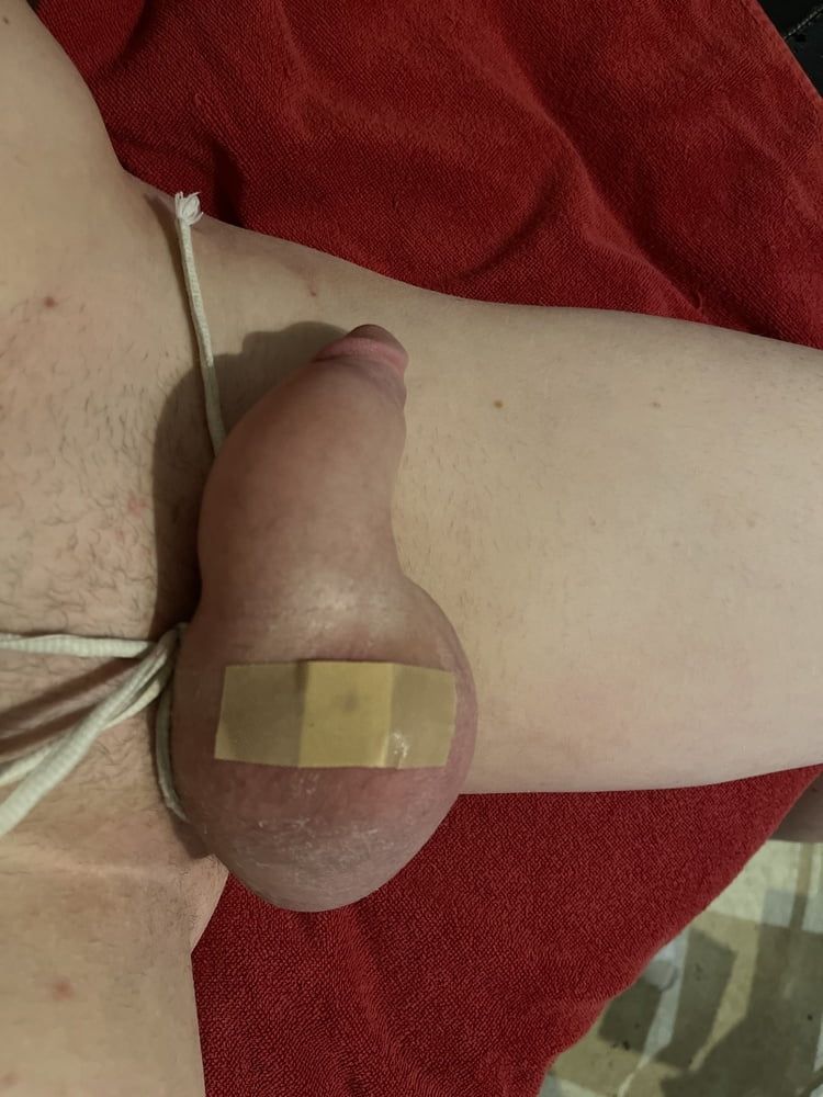 saline injection balls and cock  #5
