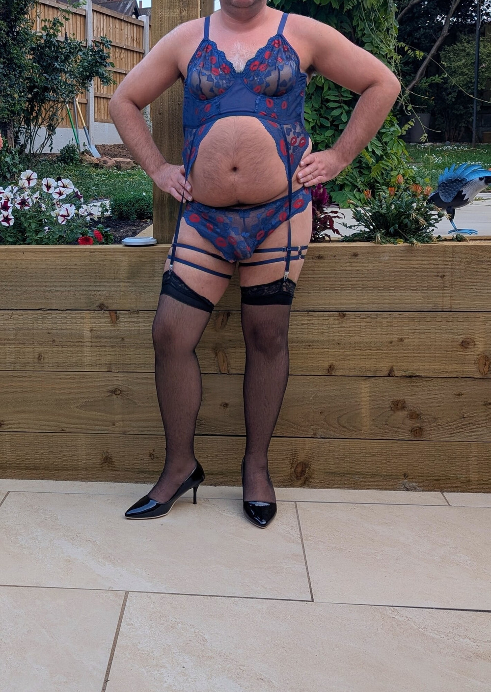 More outdoor lingerie fun #4