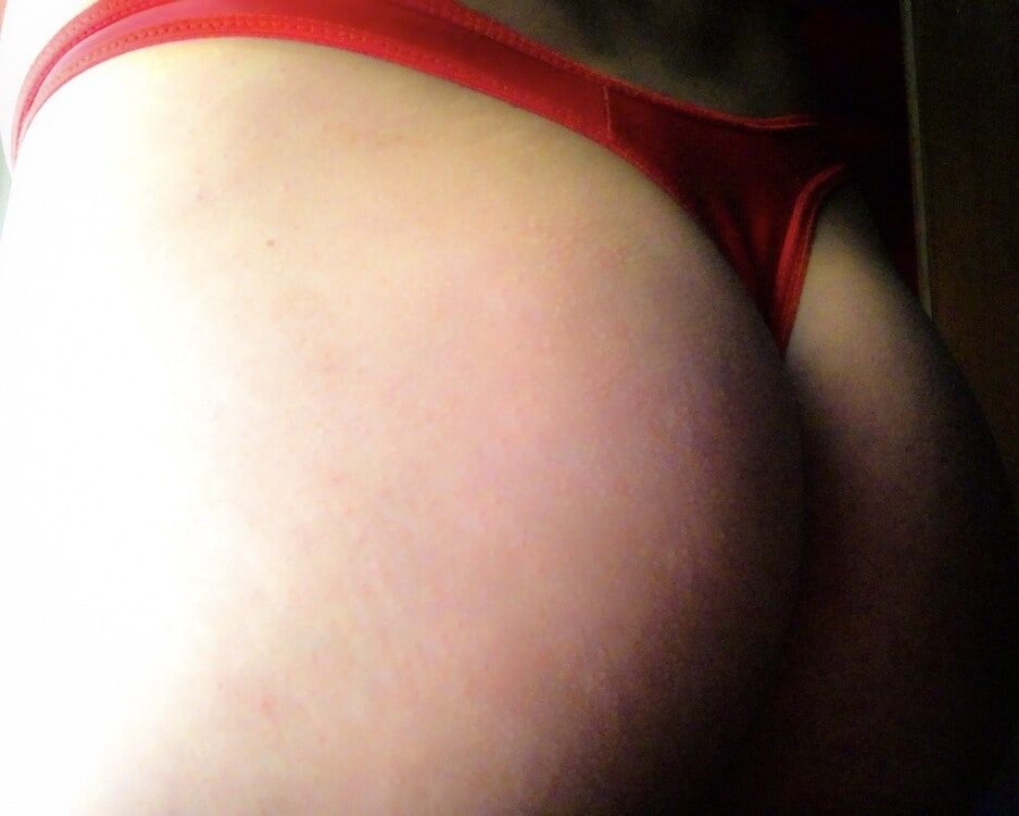 My prominent ass and his thong deep inside. #2