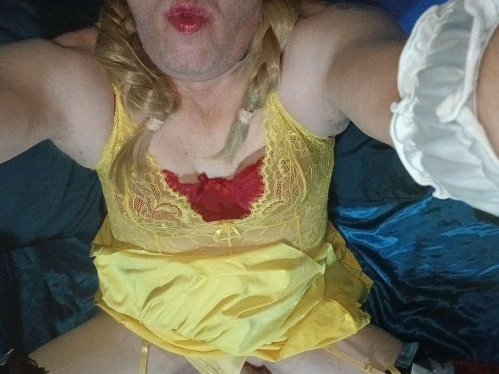 Yellow and red. These boots were not made for walking  #23