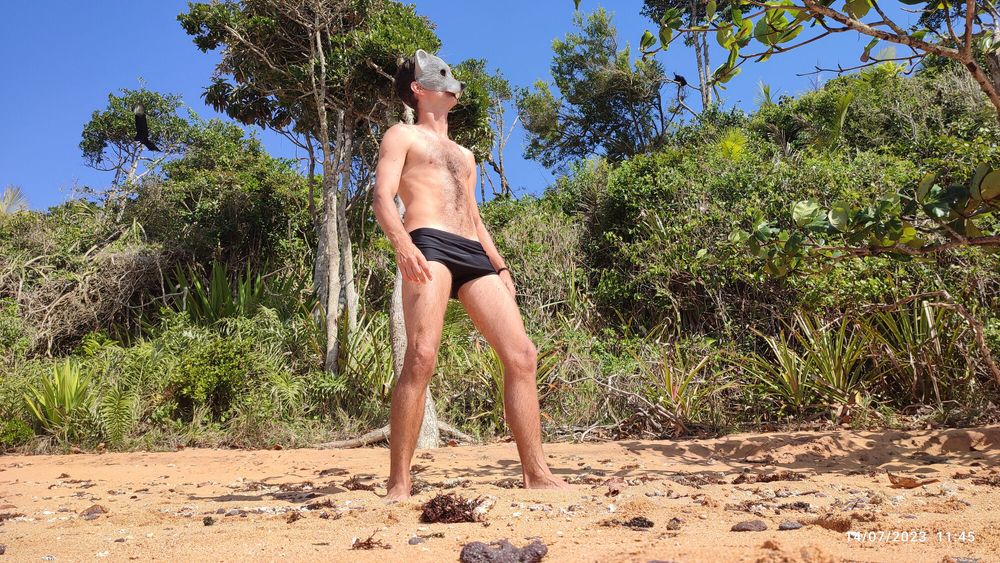 I ALONE JERK OFF BEACH NUDISM  #3