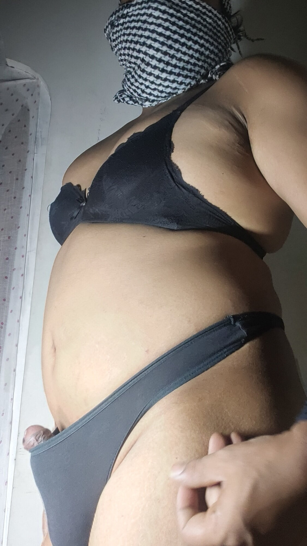 Me in black thong #3