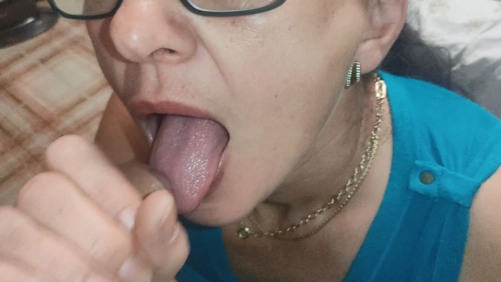 Cumshot in Mouth and on the Face  #3