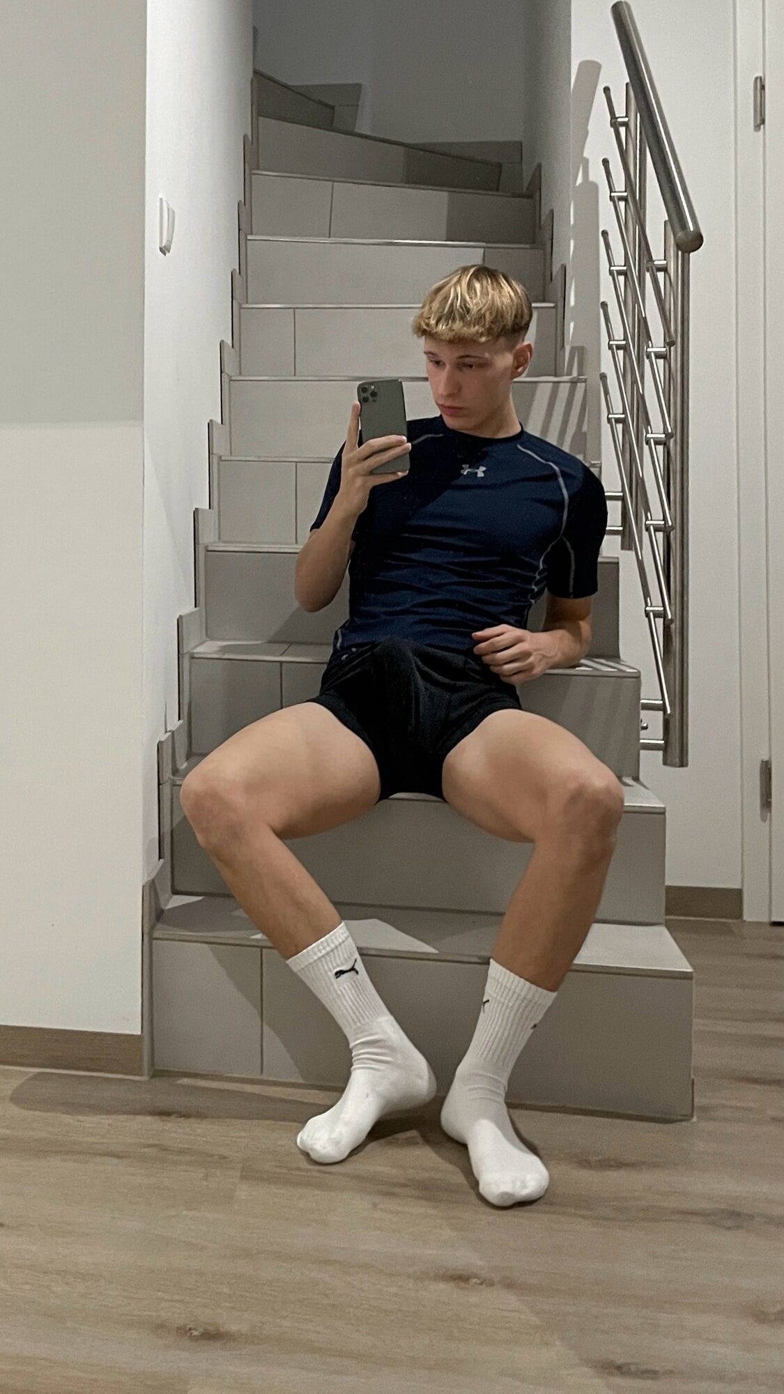 Blond german twink and his bulge #5