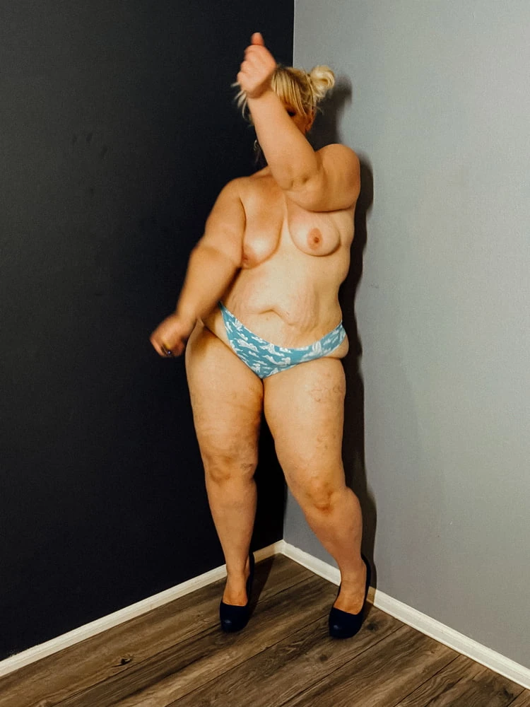 Milf In a Thong showing off her big curves #22