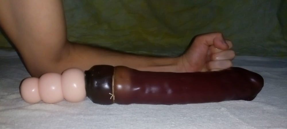 DOUBLE SIDED DILDO IN MY ASS