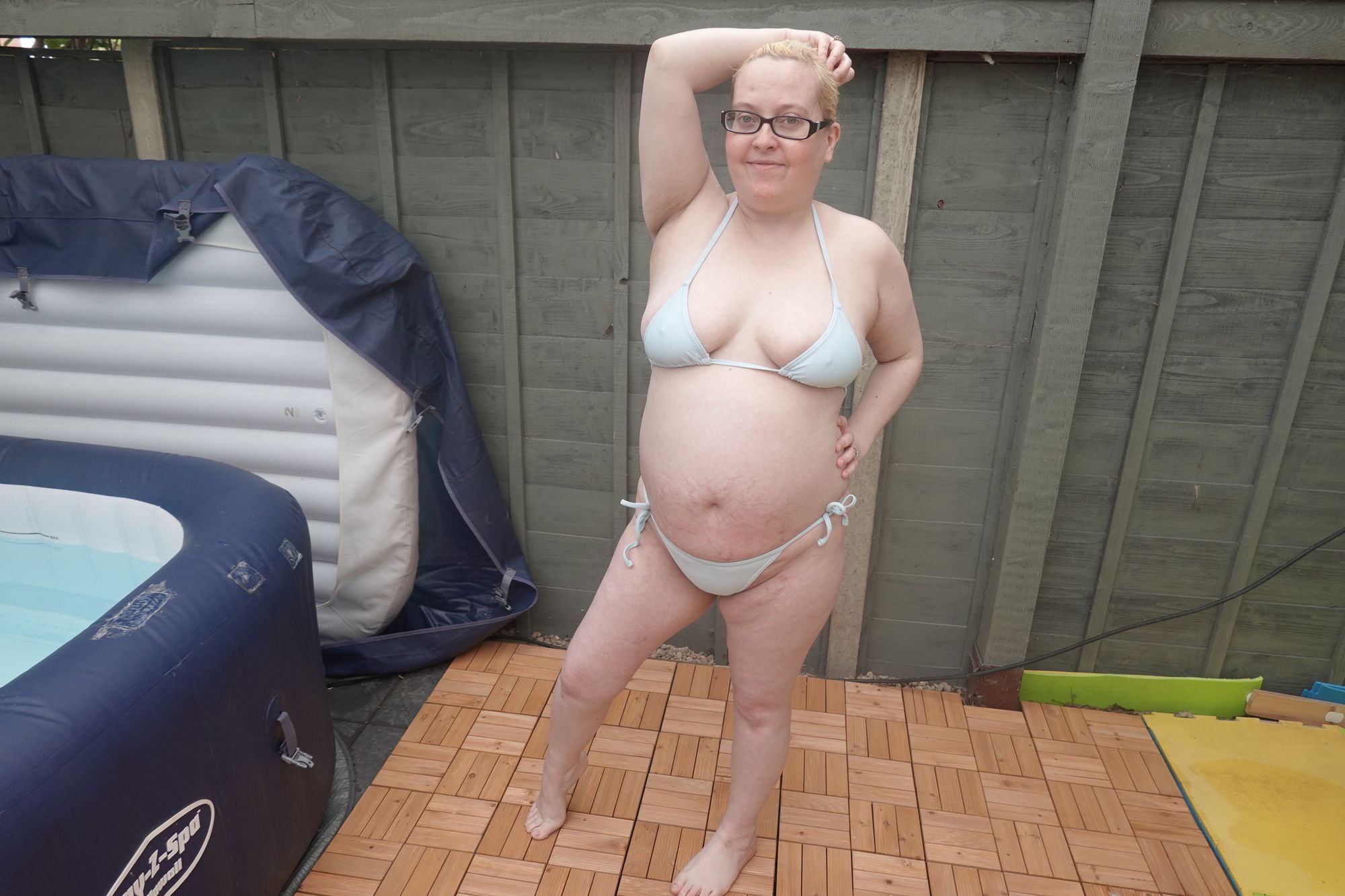 big breasts wife in bikini #7