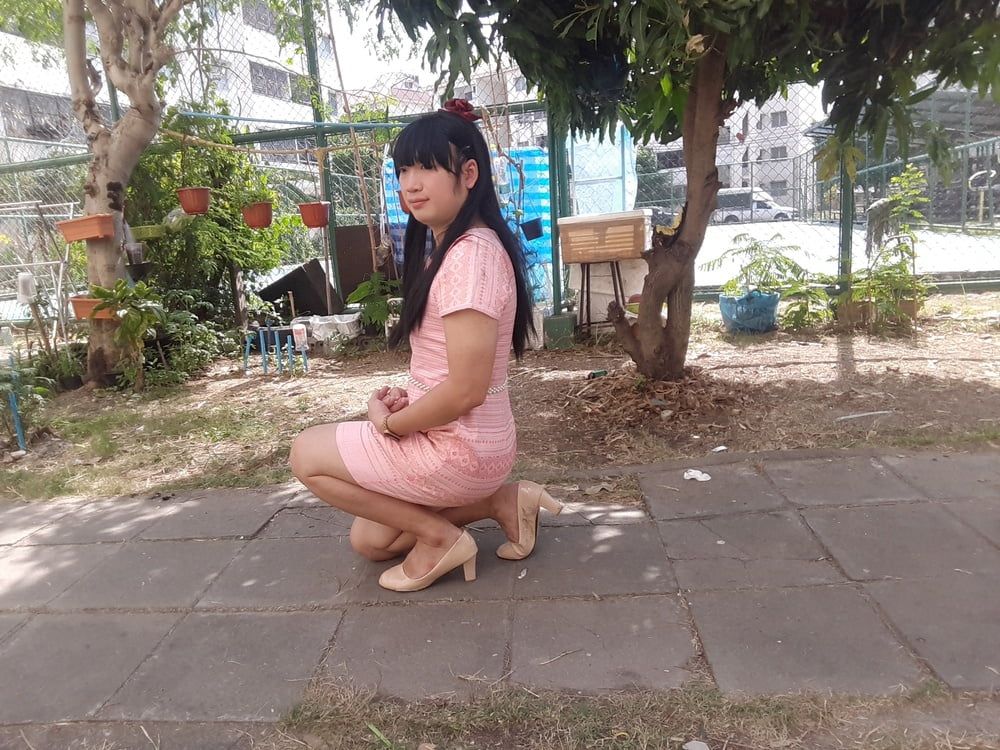 FN007 I'm a kathoey in Thailand patterned dress EP2 #16