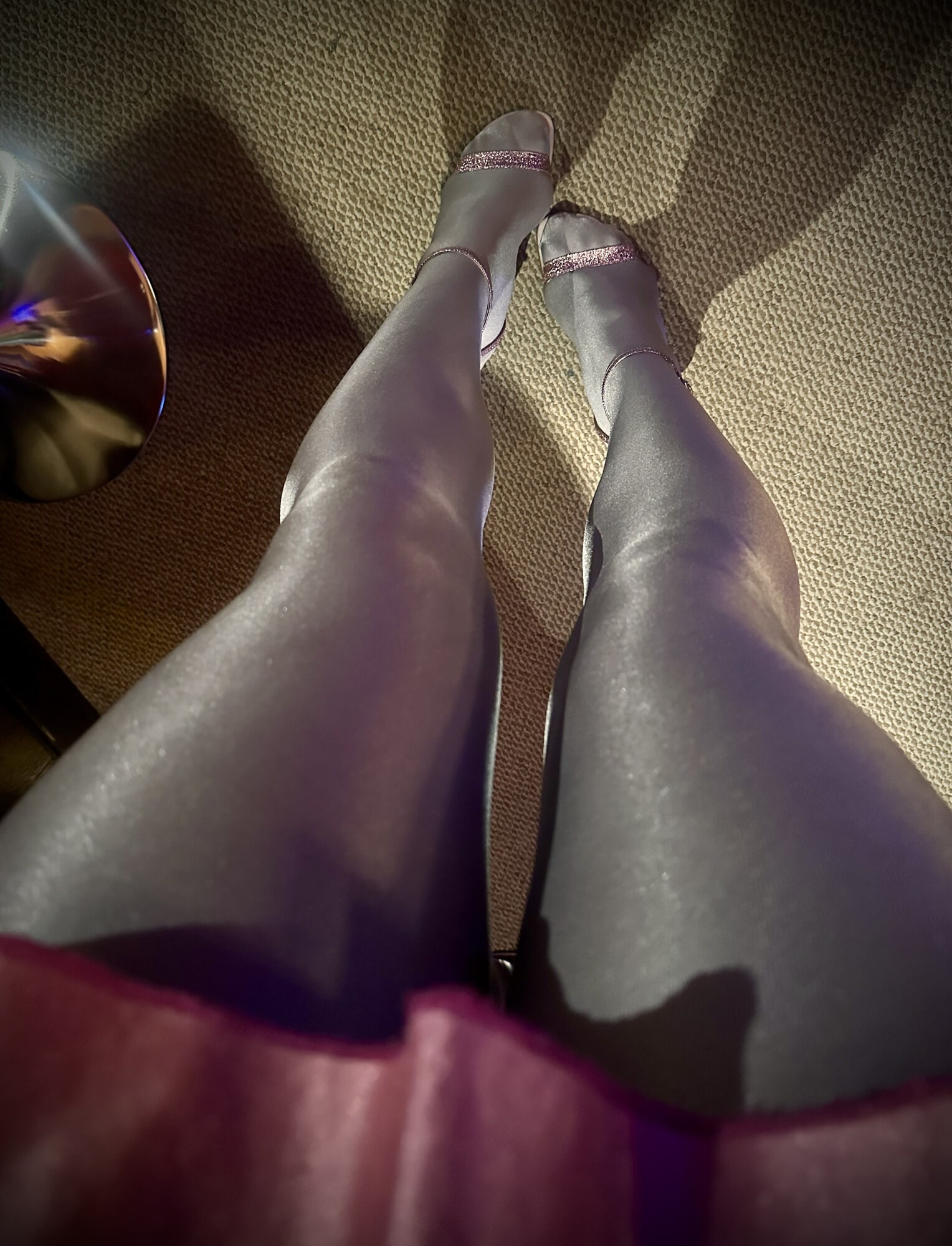 Would you like to caress my legs in shiny pantyhose? #2