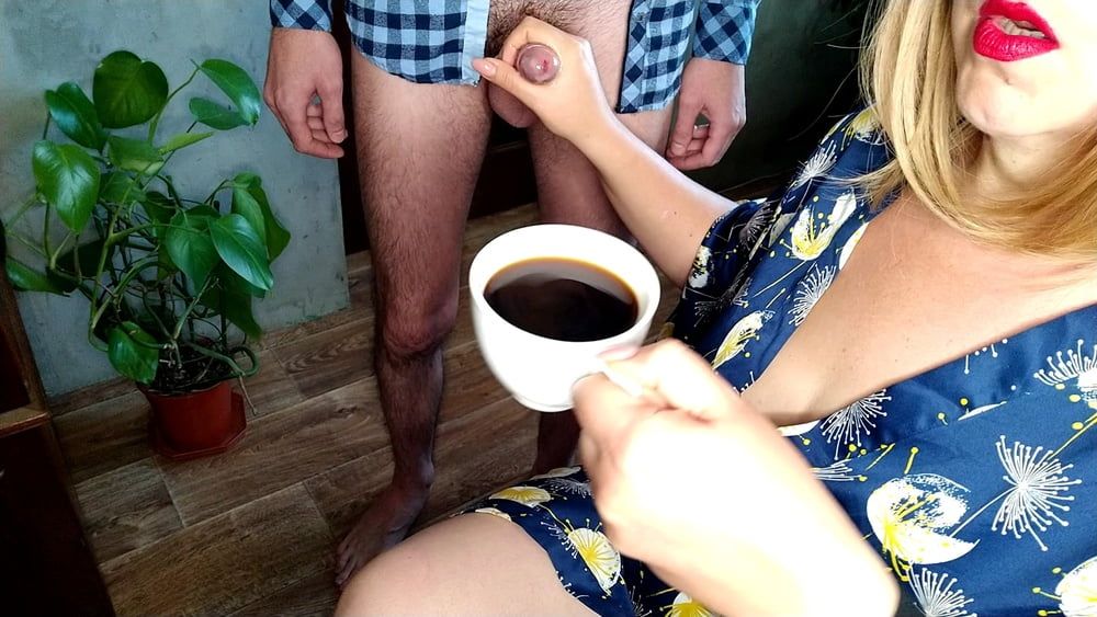 Cum in my coffee #5