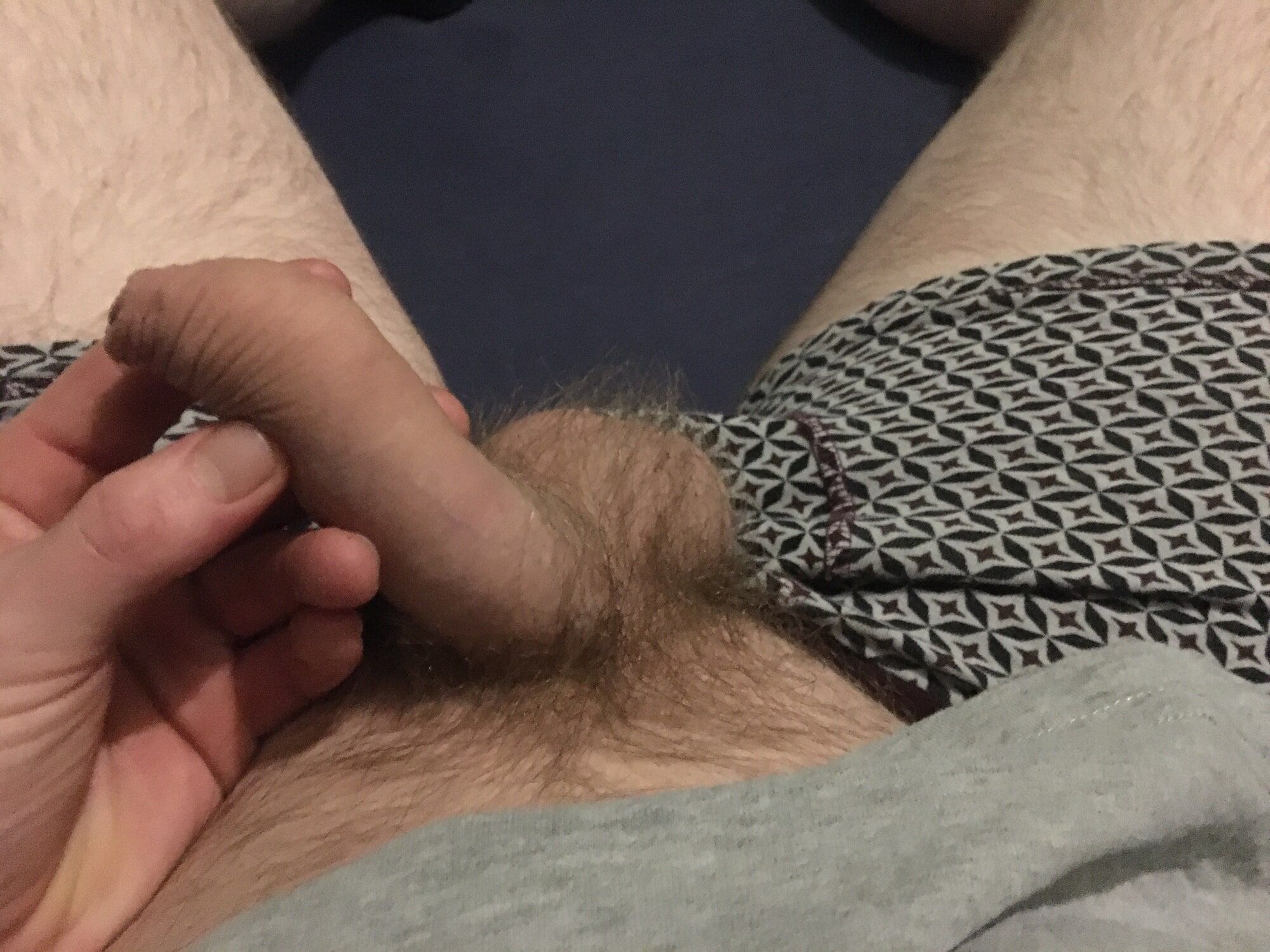 Hairy Dick And Balls Masturbation  #16