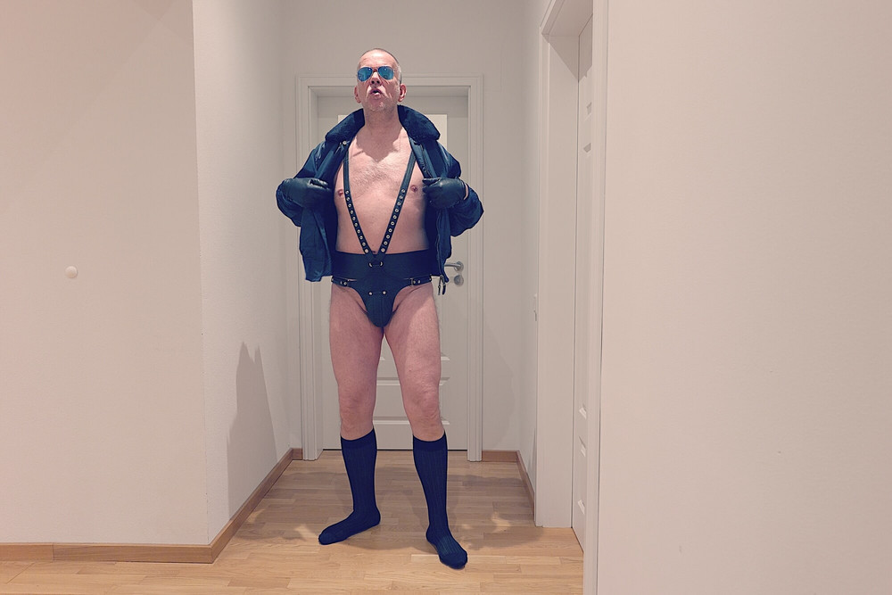 Leather Fetish Hunk 7 #2