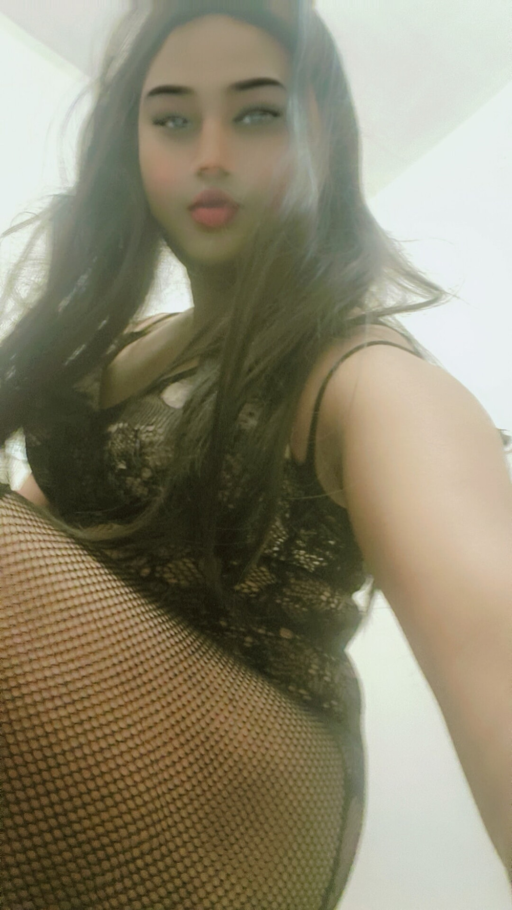 Amateur Crossdresser Posing Seductively
