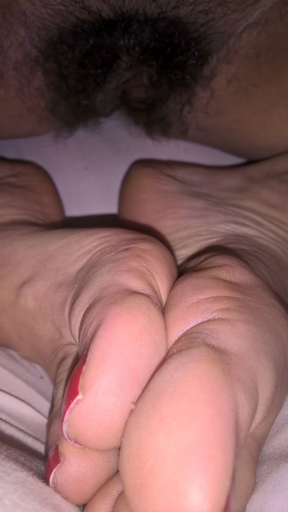Hairy Mature Wife JoyTwoSex Feet #23