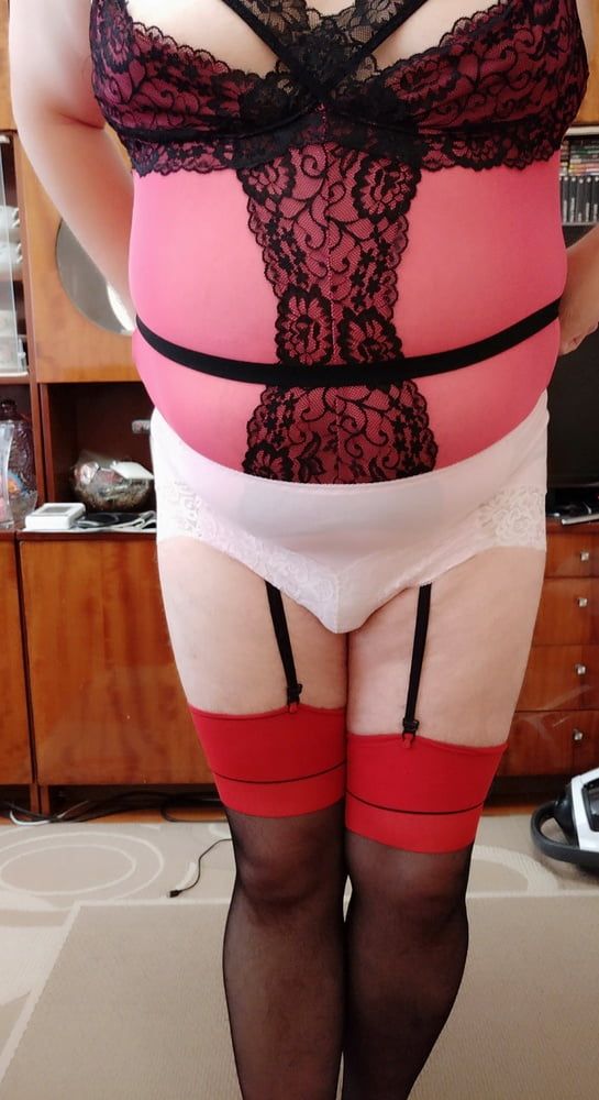 my new sexy pink corset p1 #13