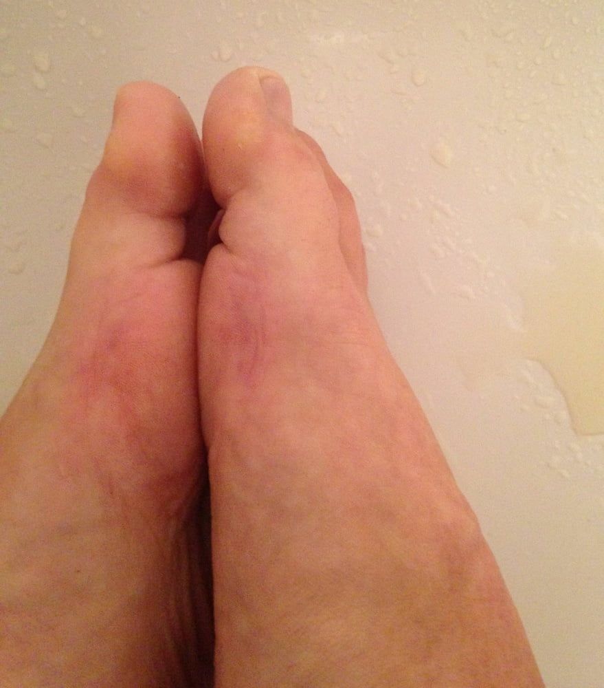 My Feet with Pee and Cum #2