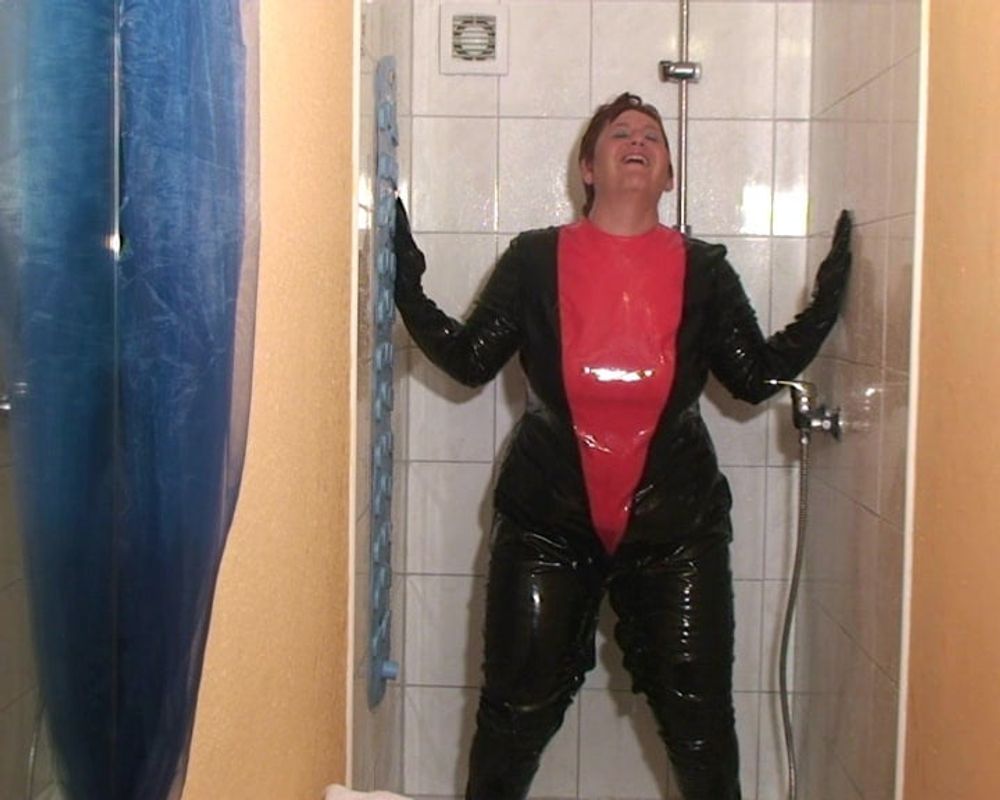 Punishment in the pvc suit #31