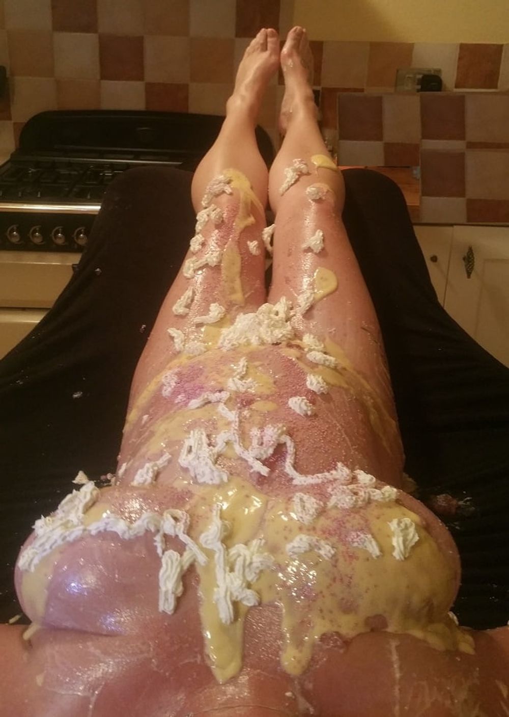 Sploshing food sex #7