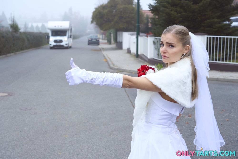 Runaway hot bride fucks random van driver #8