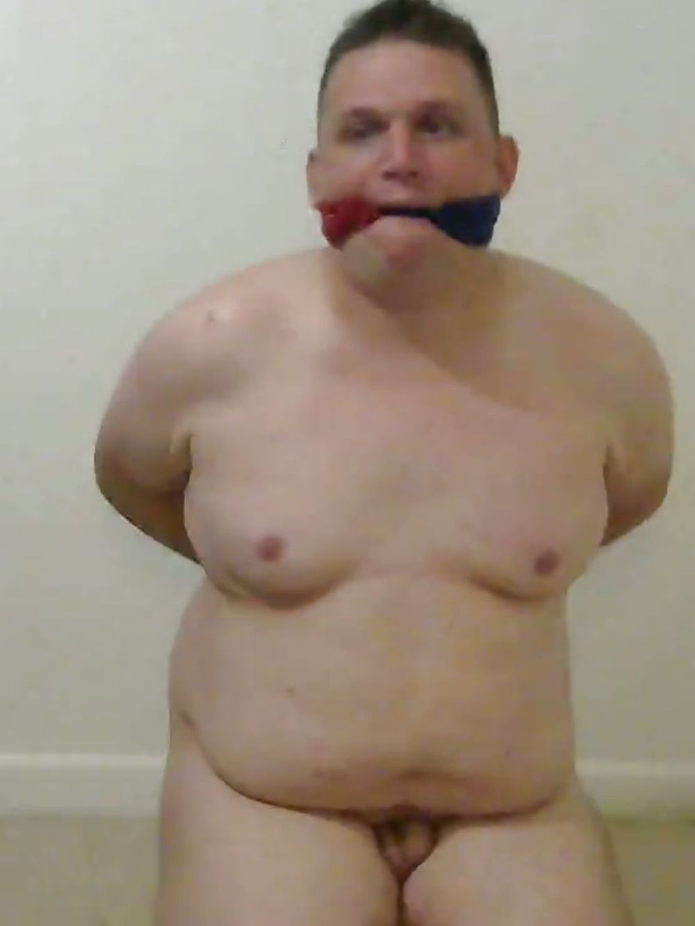 Gay fat boy bound and gagged #5