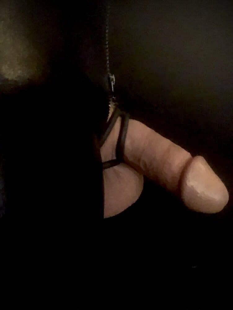 Cock Ring and a Catsuit #6
