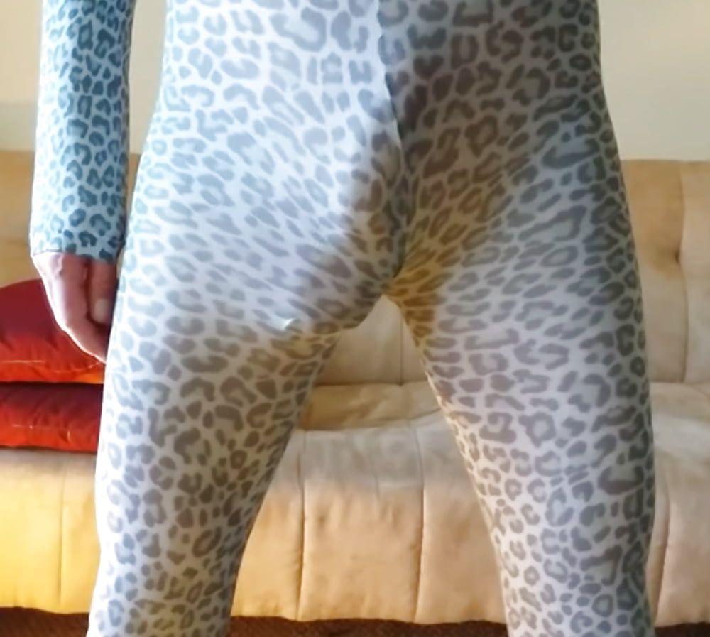 Big Butt in Catsuit Bodystocking and Boots #7