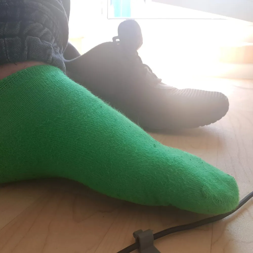 My Feet in Green Socks #3