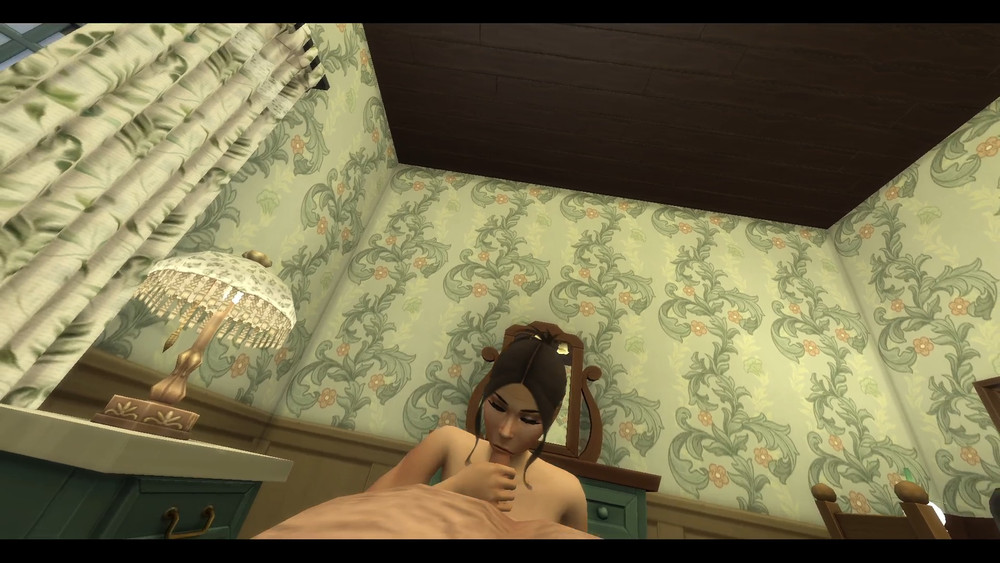 Married Sims woman fucks sexy neighbor while husband is at w #15