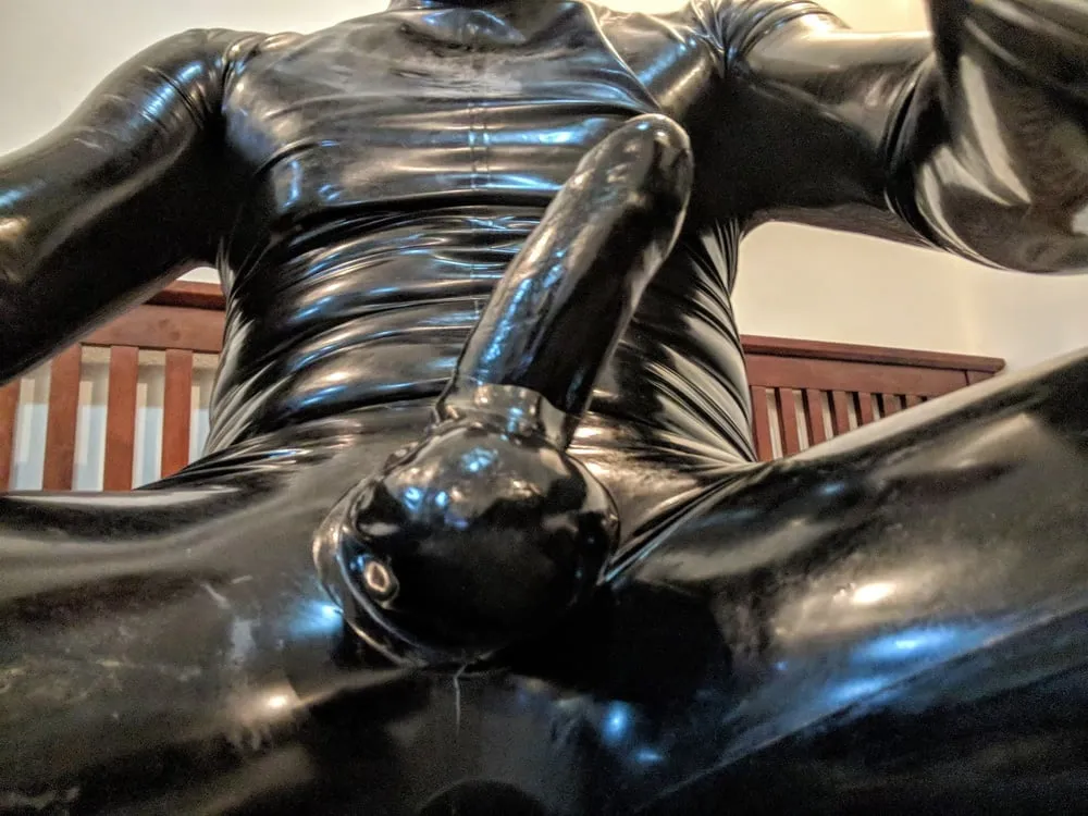 Black Rubber Cock