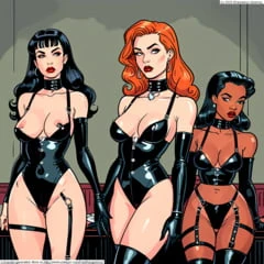Dominatrix, Two Slaves