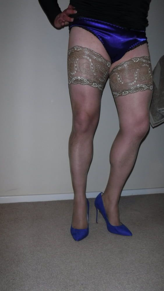 SISSY COCK,SHINY KNICKERS #5