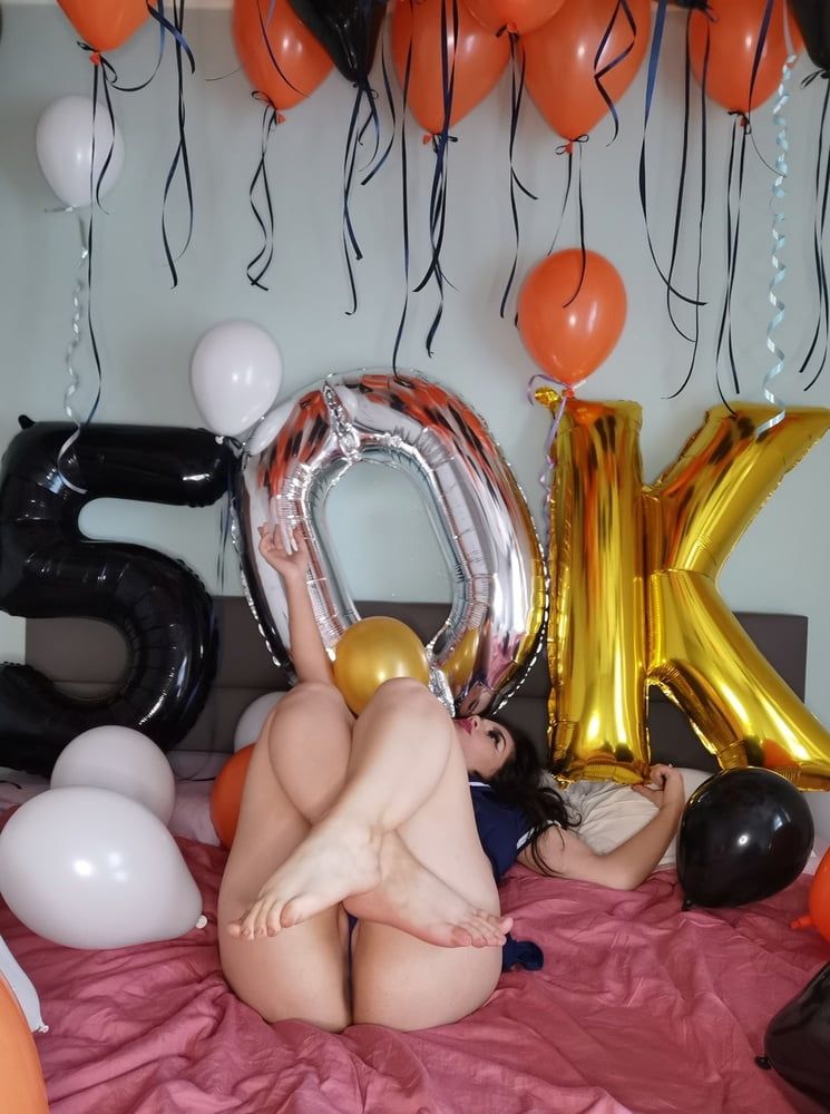 Police girl and balloons (full 63 pics set on my Onlyfans) 