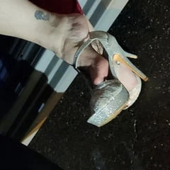 Heels on a night out