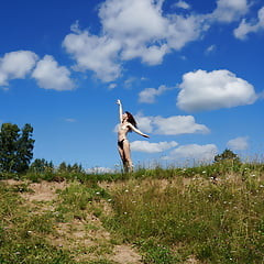 On Sandy Beach