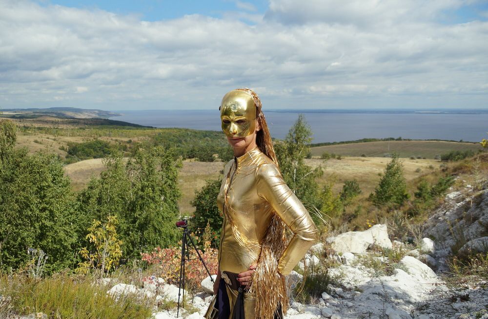 Golden Lady over Volga #12